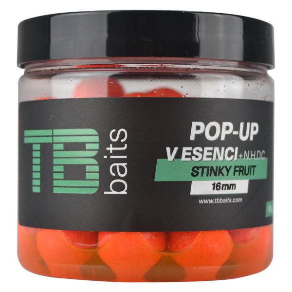 TB Baits Plovoucí Boilie Pop-Up Stinky fruit + NHDC 65 g