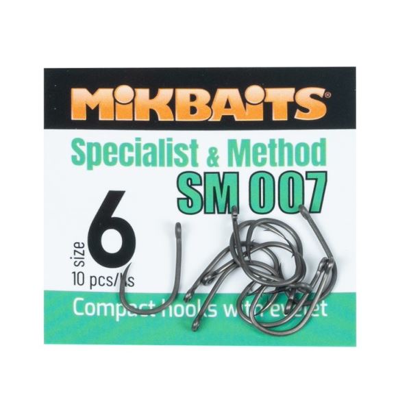 Mikbaits Háčky Specialits & Method SM 007 Hook 10 ks