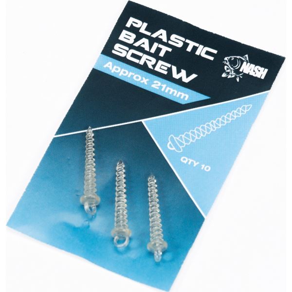 Nash Držák Nástrahy Plastic Bait Screw 10 ks