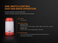 Fenix Nabíjecí Lucerna CL26R Černá (7)