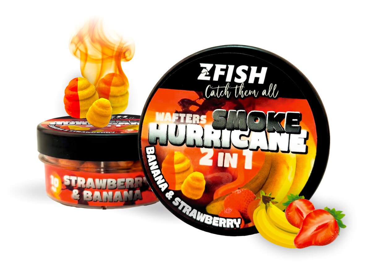 Levně Zfish wafters smoke huricane 2in1 8-10 mm 30 g - strawberry banana