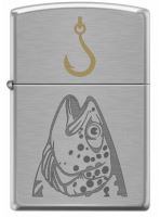 Zippo Benzínový Zapalovač Fish Hook Design Zippo Benzínový Zapalovač Fish Hook Design