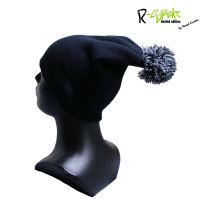 R-SPEKT Dětský kulich PomPom DUO beanie tm.modrý (7)