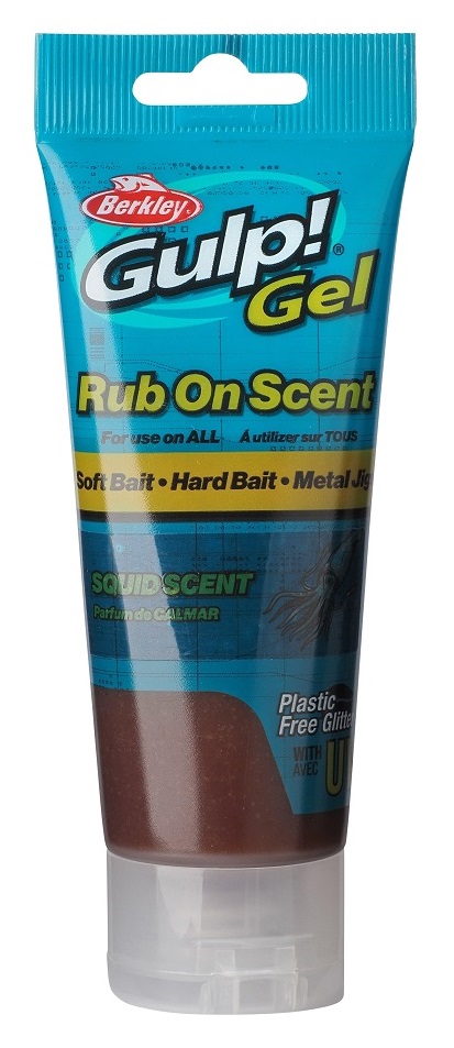 Berkley powerbait gulp! gel 80 ml - squid brown silver flake