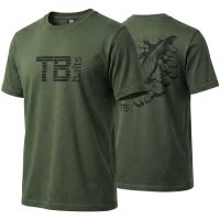 TB Baits Tričko Hidden Carp Green - Dětské (6-9 let)