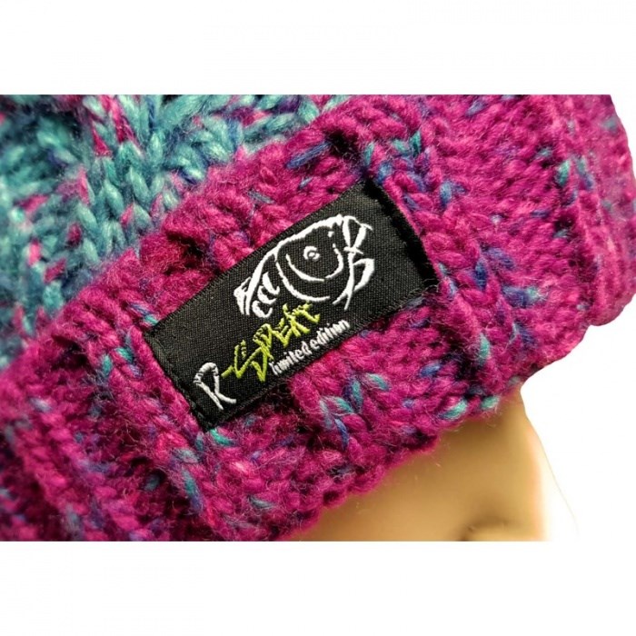 R-SPEKT Kulich MAXI PomPom Beanie Modrovínový (6)