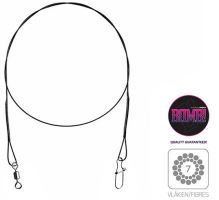 Delphin Lanko Titanové 1x7 Bomb S Obratlíkem A Karabinou 2 ks Delphin Lanko Titanové 1x7 Bomb S Obratlíkem A Karabinou 2 ks