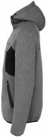Savage Gear Mikina Tec Foam Zip Hoodie Dark Grey Melange (1)