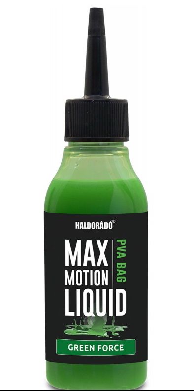 Levně Haldorádó dip max motion pva bag liquid 100 ml - green force
