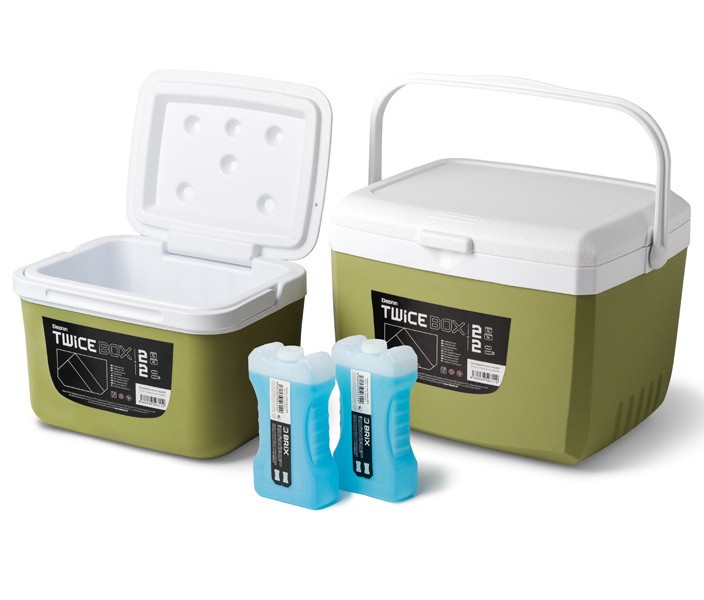 Levně Delphin set chladících boxů twicebox 2v1 - 5l+3l 2x400ml