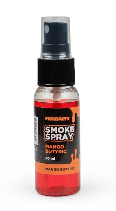 Levně Mikbaits smoke spray 30 ml - mango butyric