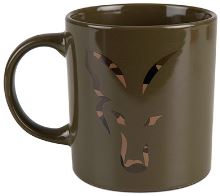 Fox Hrnek Green And Camo Head Ceramic Mug (1)