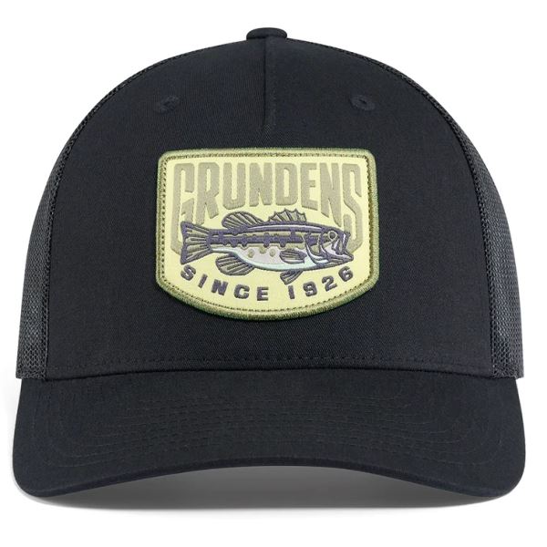 Grundéns Kšiltovka Bass Patch Trucker Black