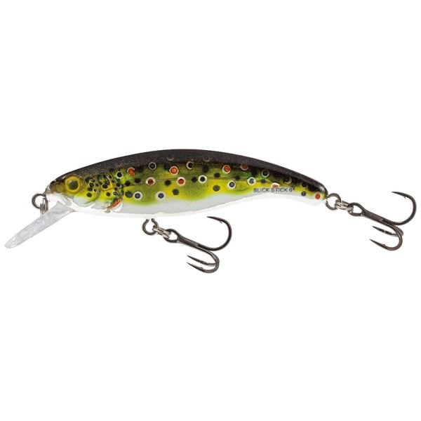 Salmo Wobler Slick Stick Floating Holographic Brownie 6 cm