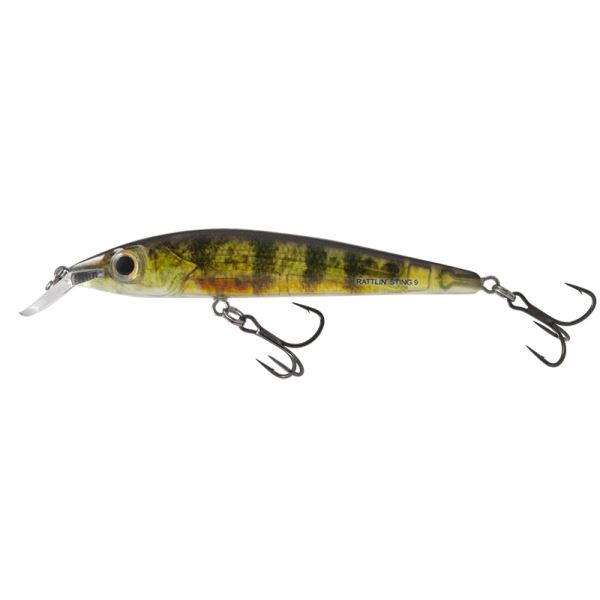 Salmo Wobler Rattlin Sting Floating Real Yellow Perch 9 cm 11 g