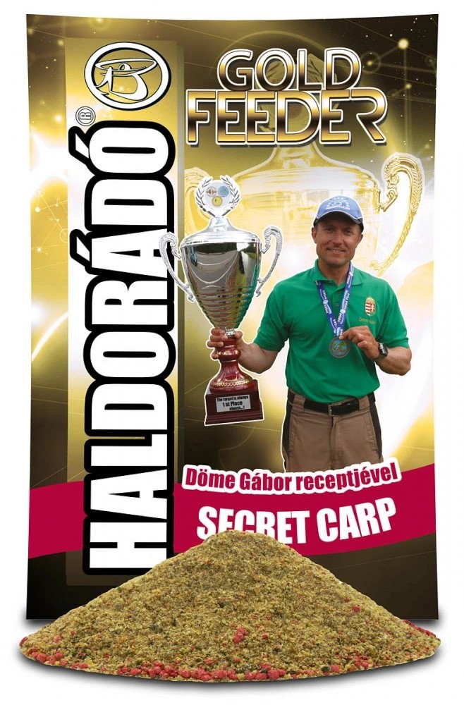 Haldorádó krmítková směs gold feeder 1 kg - secret carp