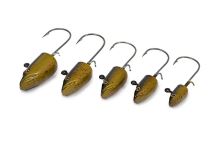 Fox Rage Jigová Hlavička Eel Head Tiger (1)