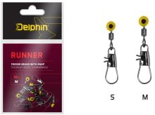Delphin Průjezd S Karabinkou Runner 10 ks