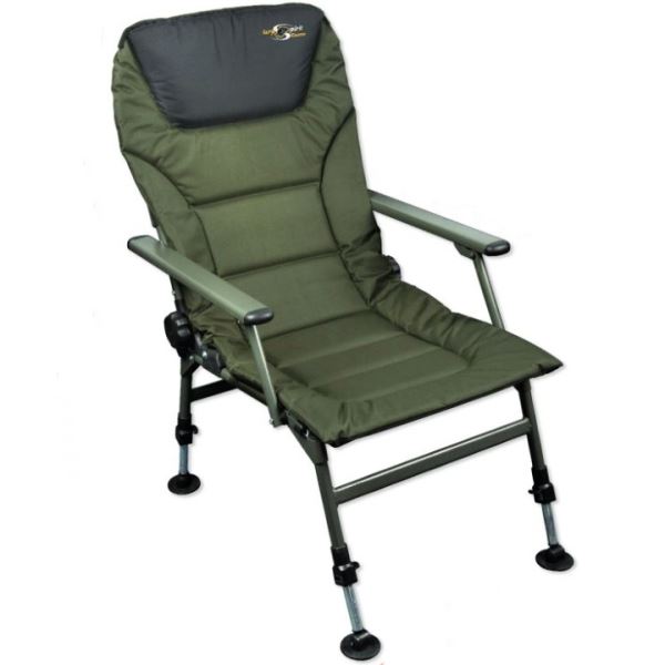 Carp Spirit Padded Level Chair With Arms