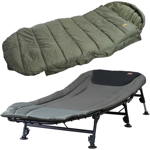Prologic set Cruzade sleeping bag + Bedchair 6Legs