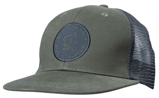 Nash kšiltovka make it happen carp logo trucker cap green
