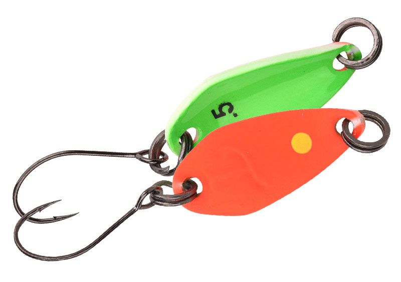 Levně Spro plandavka trout master incy spoon orange green - 3,5 g