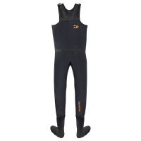 Daiwa Broďáky D-VEC Waders Flex Black With Socks (1)