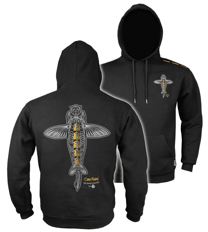 Vass mikina carp rising hoodie black - s