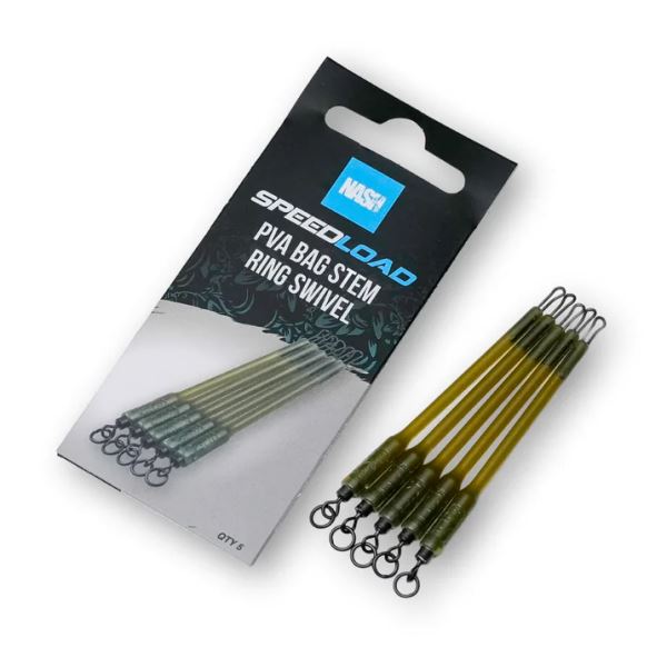 Nash Dřík Speedload PVA Bag Stem Ring Swivel