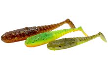 Savage Gear Gumová Nástraha Gobster Shad Bulk Green Pearl Yellow (1)