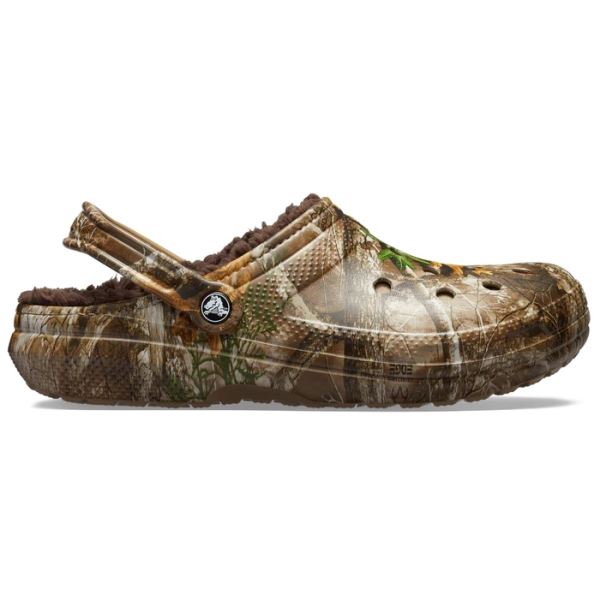 Crocs Nazouváky Classic Lined Realtree Edge Clog Chocolate