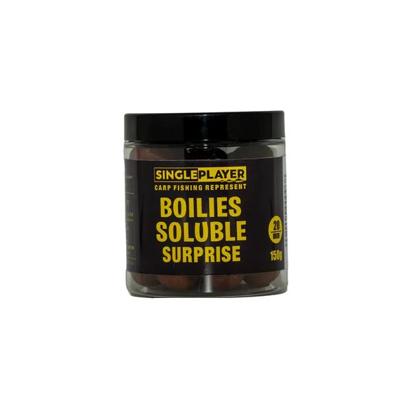 Singleplayer Rozpustné Boilies Soluble Surprise 20 mm - 150 g