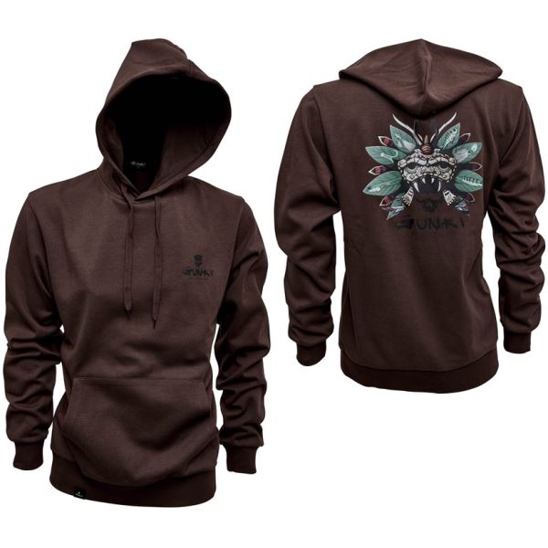 Gunki Mikina Chief Brown Hoody