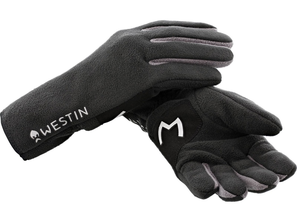 Levně Westin rukavice full fleece gloves carbon black - m