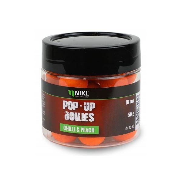 Nikl Plovoucí Boilies Chilli & Peach 50 g