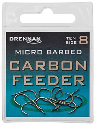 Drennan háčky carbon feeder - velikost 10