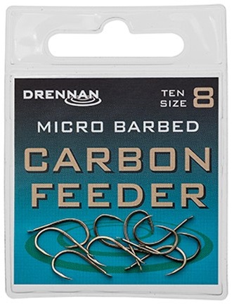 Levně Drennan háčky carbon feeder - velikost 2