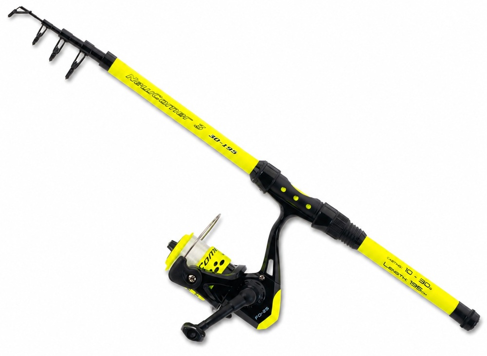 Saenger prut newcomer 3 tele 1,95 m 10-30 g + naviják fd 25