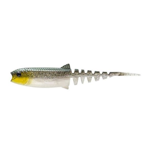 Savage Gear Gumová Nástraha Cannibal Minnow V-Tail Green Silver