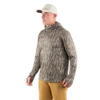Grundéns Triko Tough Sun Masked Hoodie Marsch Camo (3)