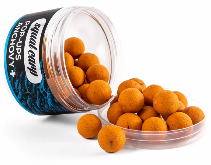 Levně Squat carp plovoucí boilies pop-up anchovy+ 60 g - 12 mm