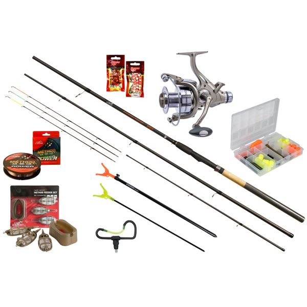 Carp Expert Prut Starfish Method Feeder Set 3,6 m 80-150 g + Naviják a Přislušenství