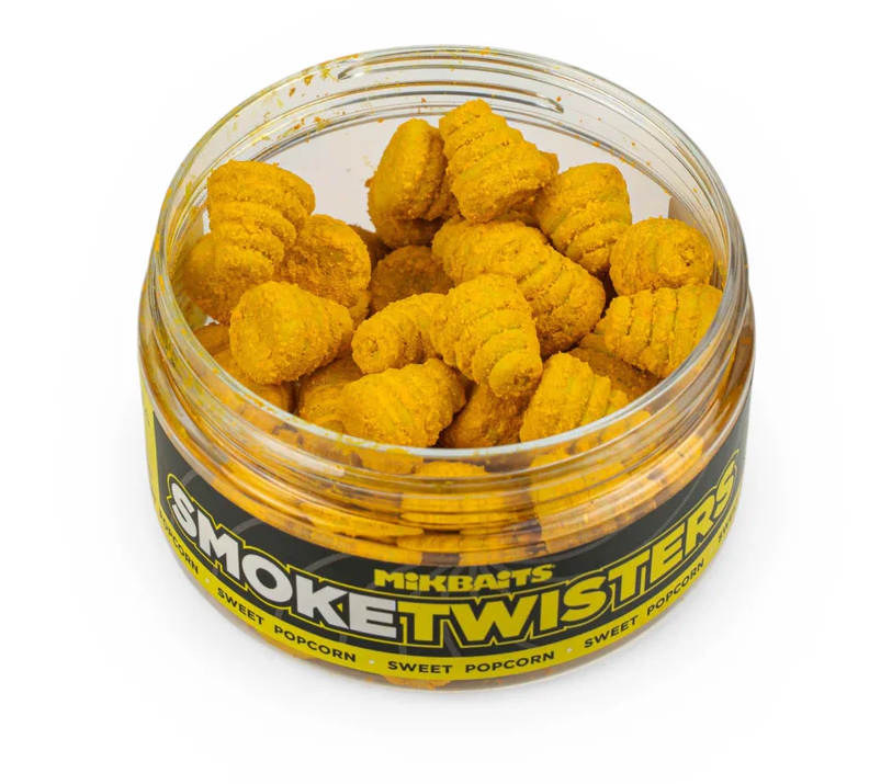 Levně Mikbaits smoke twisters 100 ml 12 mm - sweet popcorn