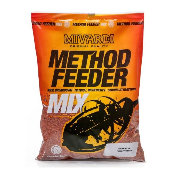 Mivardi Method Feeder Mix Cherry Fish Protein 1 kg