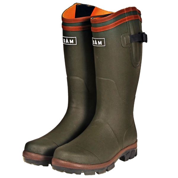 Dam Holínky Flex Neoprene Rubber Boots Green