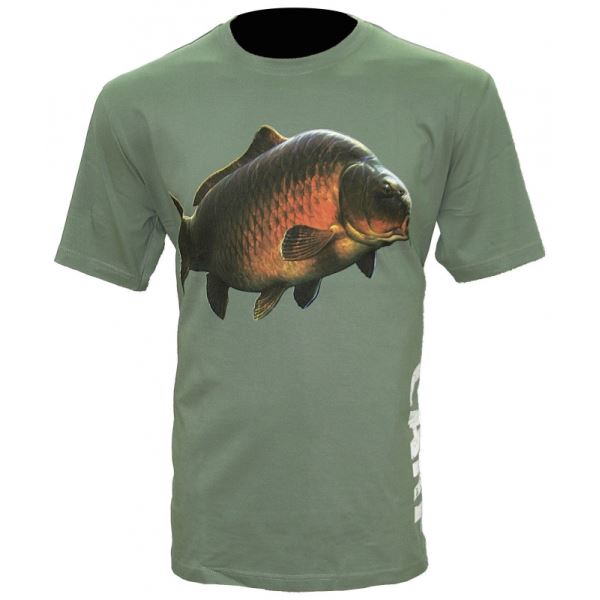 Zfish Tričko Carp T-Shirt Olive Green