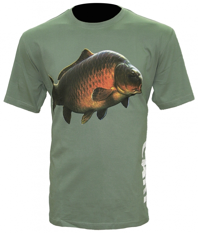 Zfish tričko carp t-shirt olive green-velikost m
