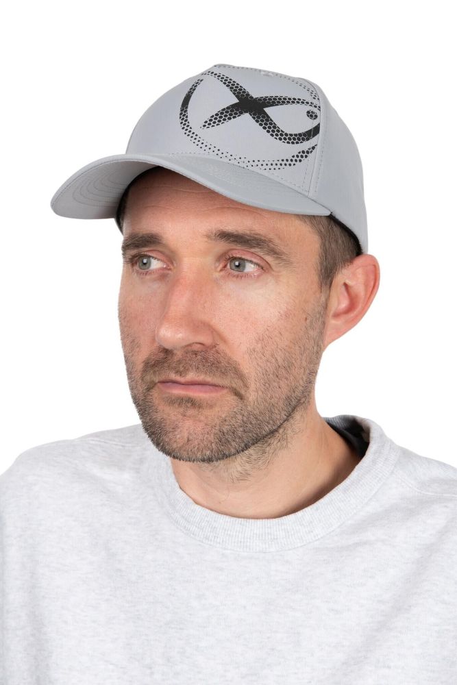 Matrix kšiltovka large print cap light grey