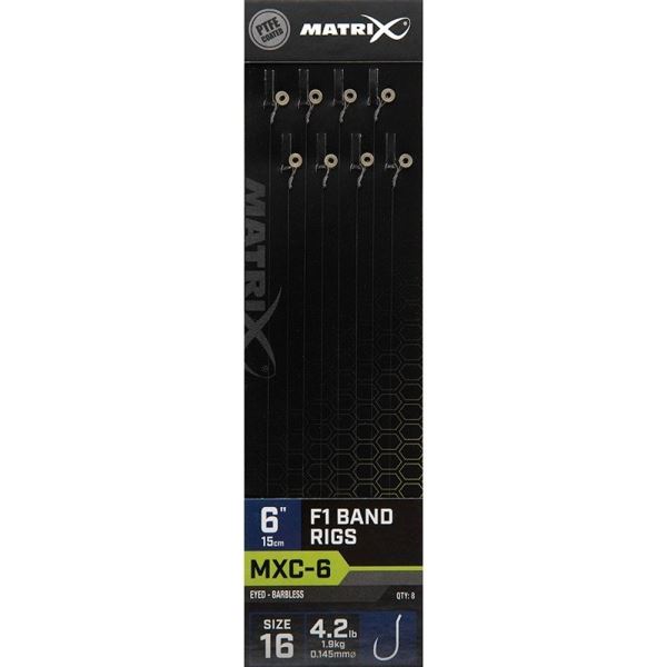 Matrix Návazec MXC-6 Barbless Band Rigs F1 15 cm