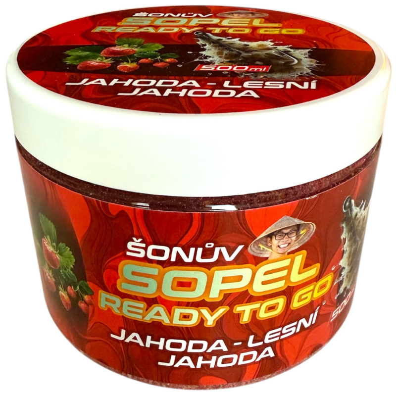 Levně Dk fishing šonův sopel ready to go jahoda/lesní jahoda 500 ml